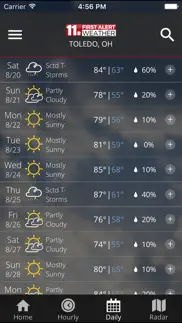 wtol 11 weather iphone screenshot 3