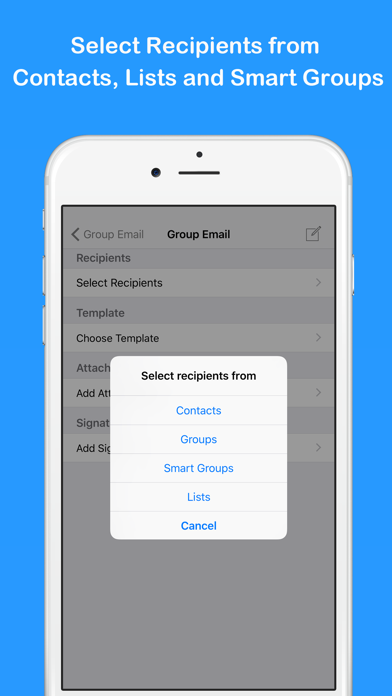 Screenshot #2 pour Group Email Pro