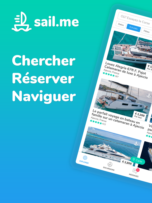 Screenshot #4 pour sail.me: Location de bateaux