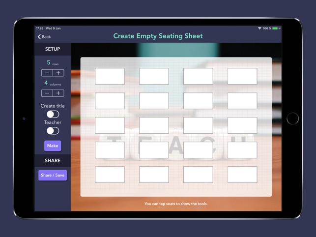 Seating Chart App