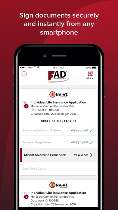 FAD® - Firma Autógrafa Digital Screenshot