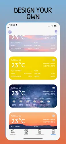 Screenshot 6 CuteWeather: weather widget iphone
