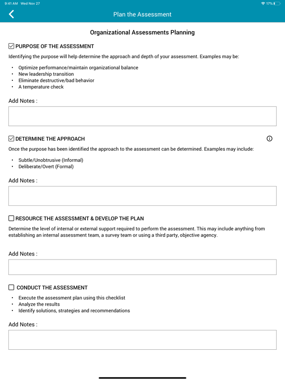 Organizational Development App iPad screenshot 6 - Business app