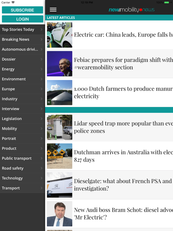 Screenshot #4 pour Newmobility.news