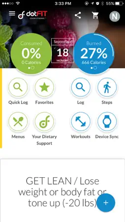 dotFIT screenshot 1