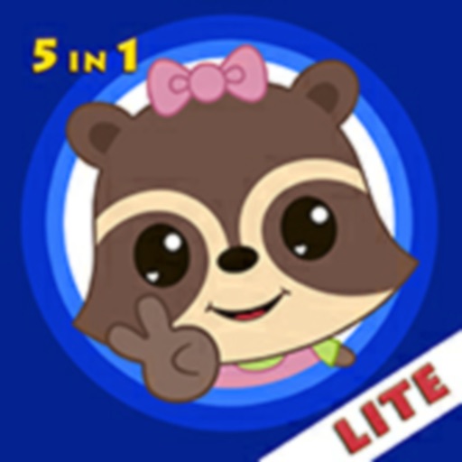 Candy Raccoon Balloons Lite icon