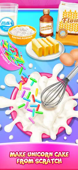 Game screenshot Unicorn Cake - Rainbow Dessert hack