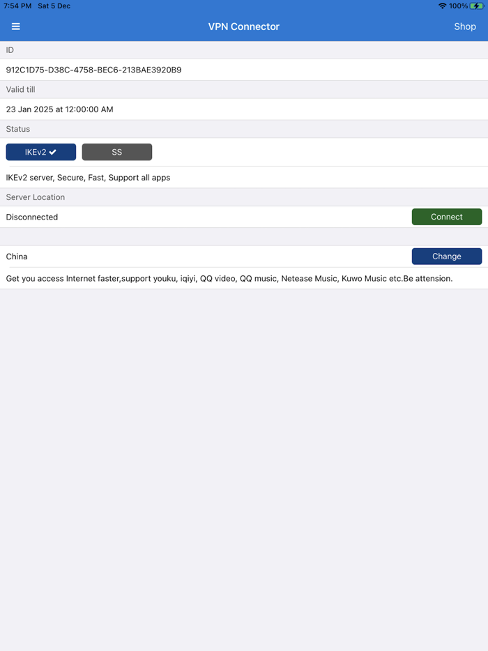 VPN Connector Unlimited Secure