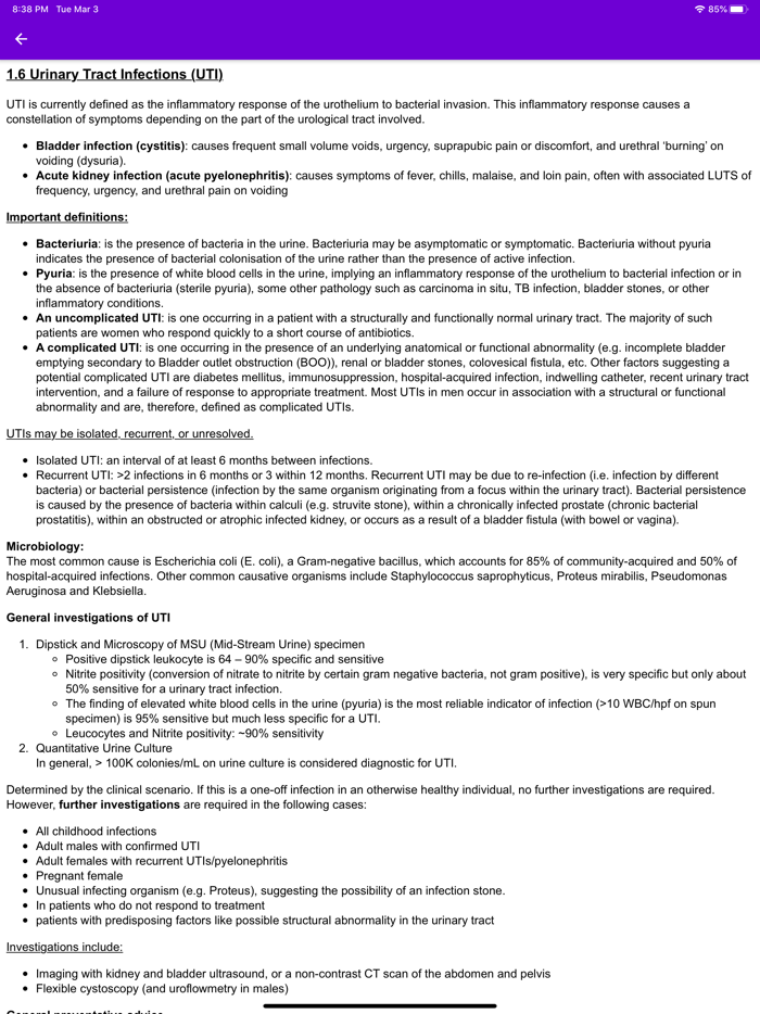 Urology for Medical Students