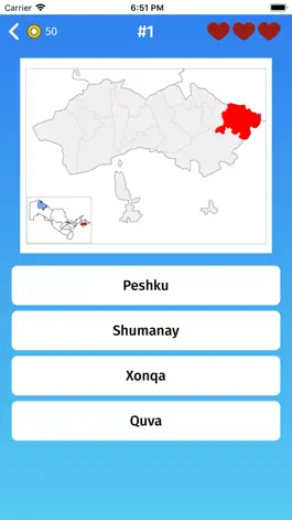 Game screenshot Uzbekistan: Viloyats Quiz Game apk