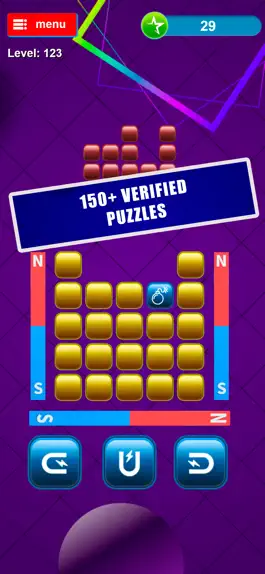 Game screenshot Magnetic Blocks, logic puzzle hack