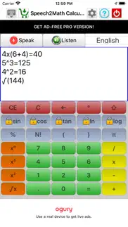 speech2math calculator iphone resimleri 1