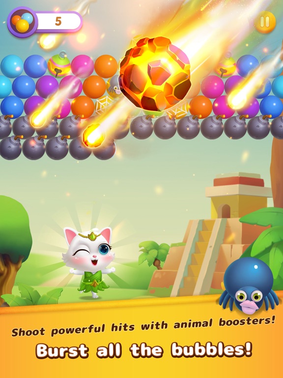 Screenshot #5 pour Bubble Shooter - Cat Island