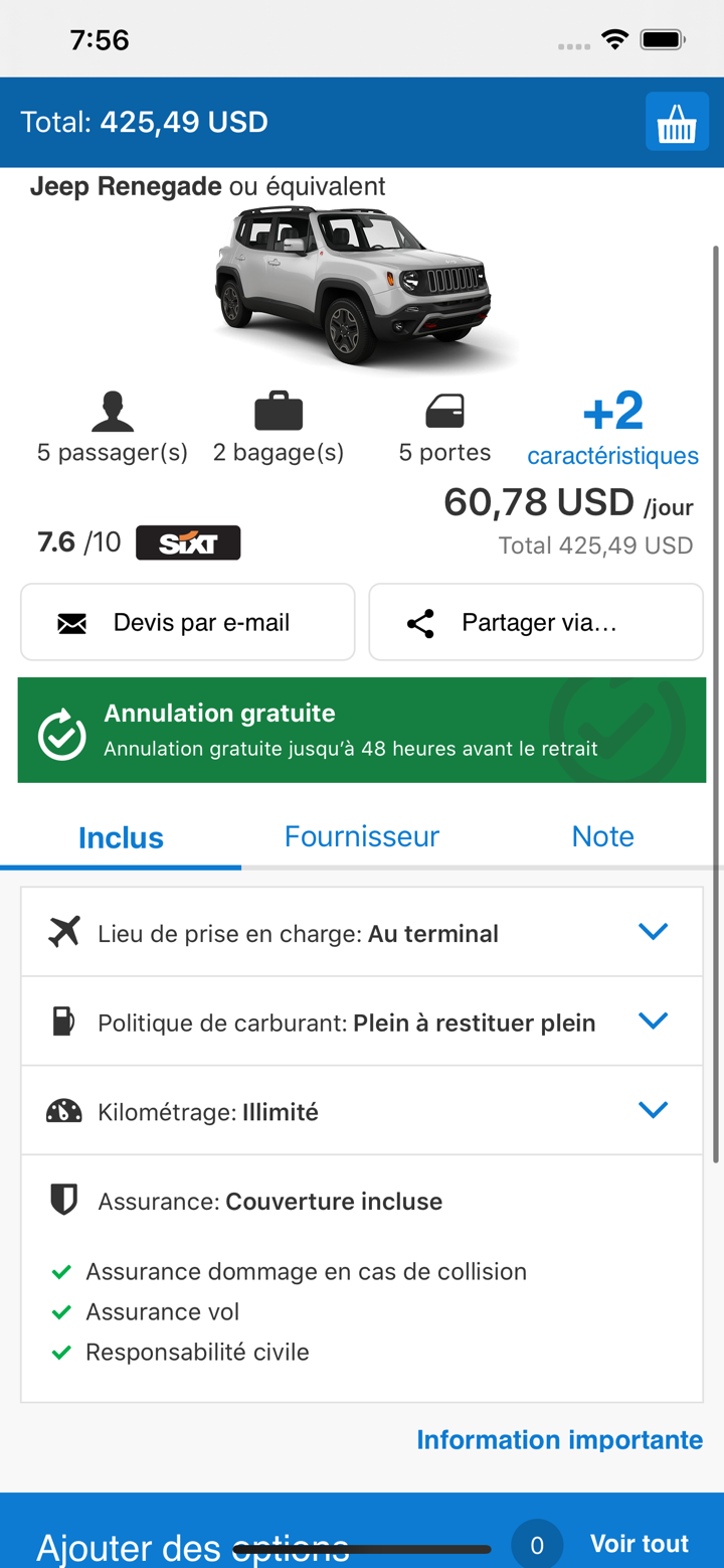 Location de voiture - Carngo screenshot 3