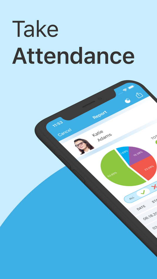 #1. Alora - Attendance Tracker App (iOS) 由: Brosser Inc