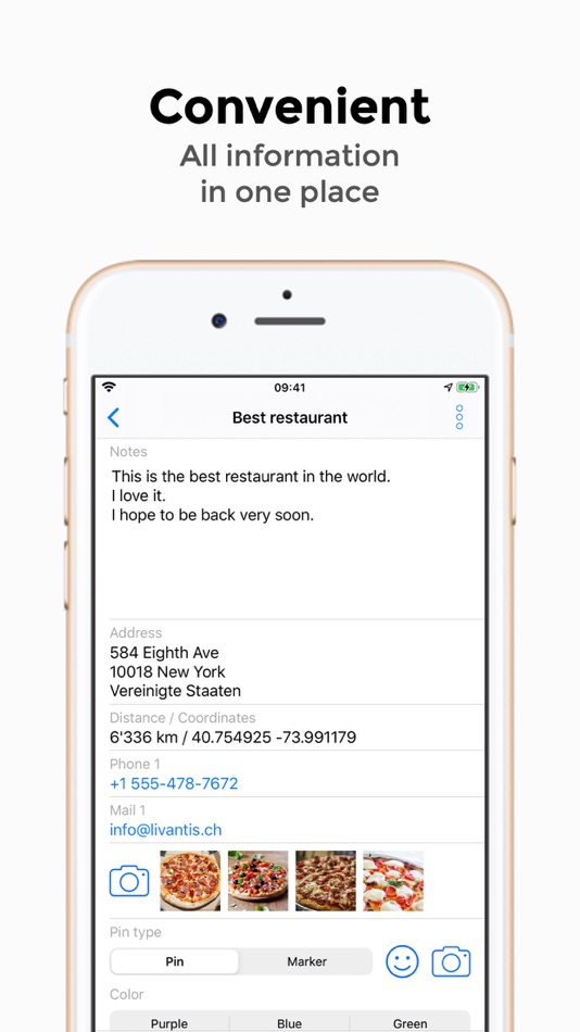 #4. Contact Map - The Map Tool (iOS) Podle: Nicolas Schotten