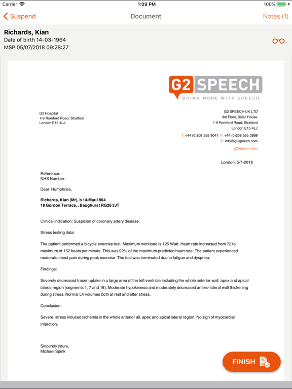 Screenshot #5 pour G2 Mobile Sign Off