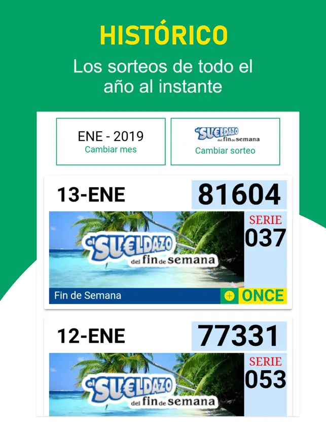Snímek obrazovky 5 La ONCE - Sorteo Cupón 2020 iphone