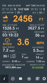 trip pages (compass,altimeter) iphone screenshot 1