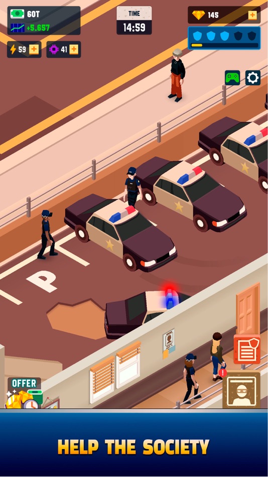 #4. Idle Police Tycoon - Cops Game (iOS) 由: Codigames