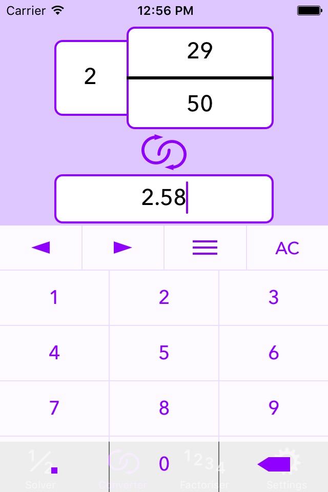 Fraction Help Calculator screenshot 4
