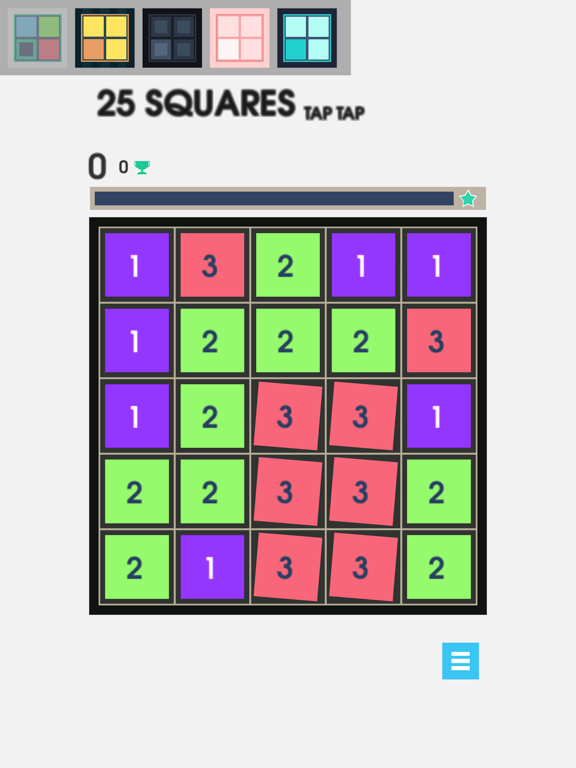 Screenshot #4 pour 25 Squares - Tap Tap