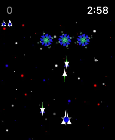 Screenshot #2 pour KrystalStarInvaders