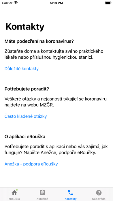 eRouška Screenshot