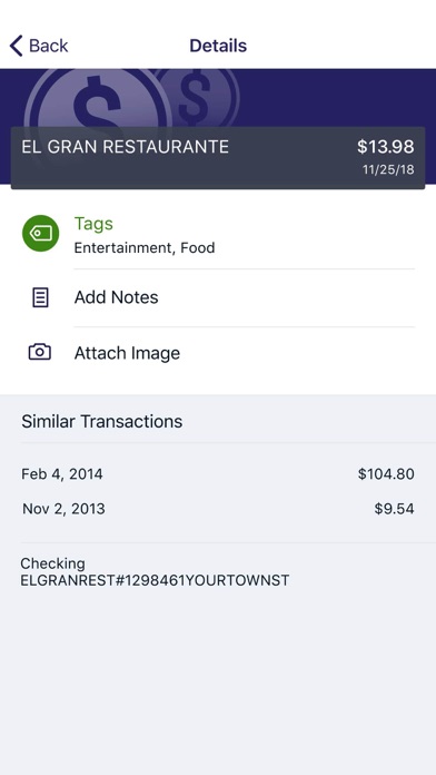 Triad Business Bank Screenshot