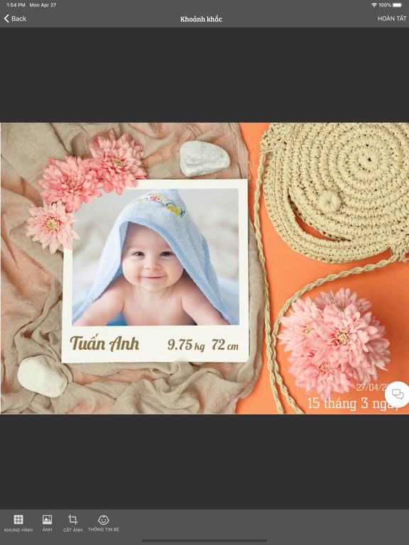 Bé của mẹ - Cẩm nang làm mẹ iPad screenshot 4 - Health & Fitness app