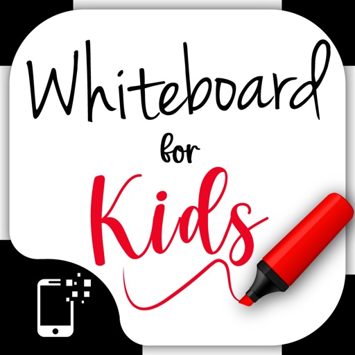 Whiteboard for Kids doodle fun icon