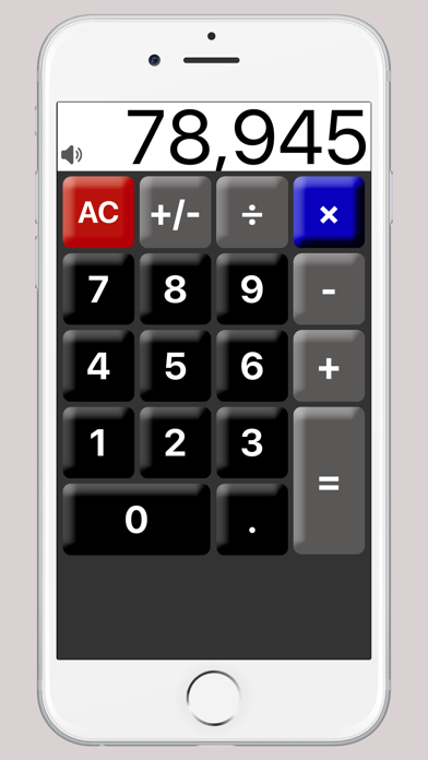 Calculator%. Screenshot
