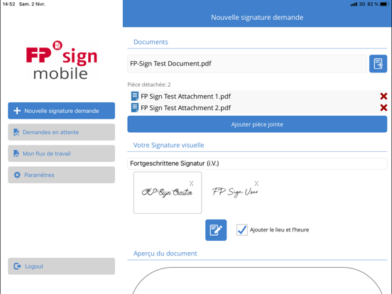 Screenshot #5 pour FP Sign mobile