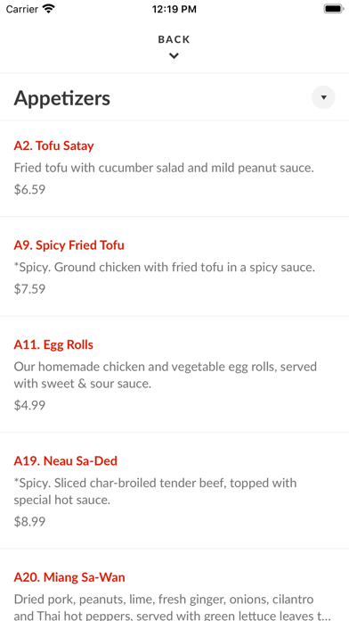 Opart Thai House Screenshot
