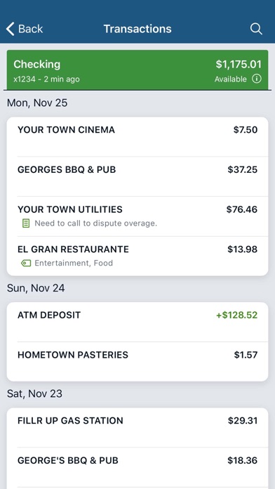 Bank Flint Hills Screenshot