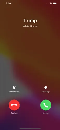 Screenshot 1 Fake Call Pro-Prank Call App iphone