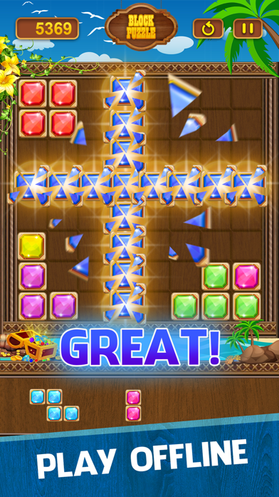 Screenshot #3 pour Block Puzzle: Treasure Hunting