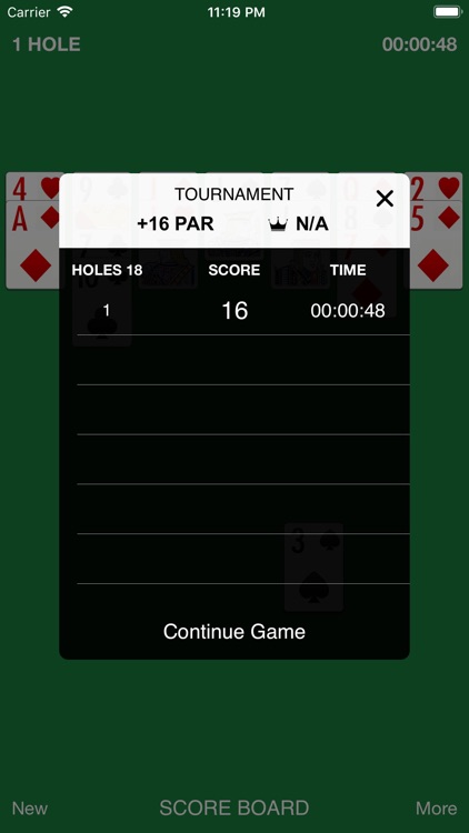 Golf Solitaire⁺