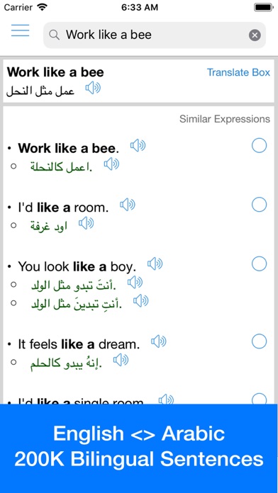 Screenshot #1 pour Arabic Translator Offline