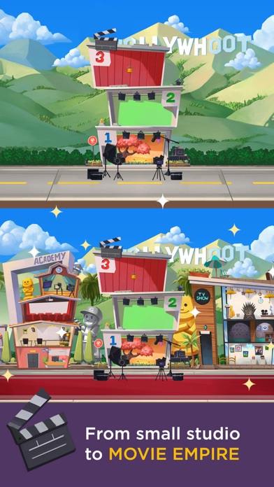 Hollywhoot: Idle Parody Hack screenshot 5 - game app interface