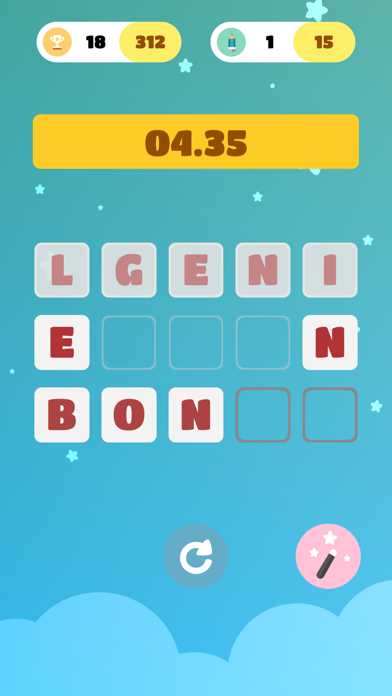 Screenshot #3 pour 10 Secondes: Puzzles de Mots