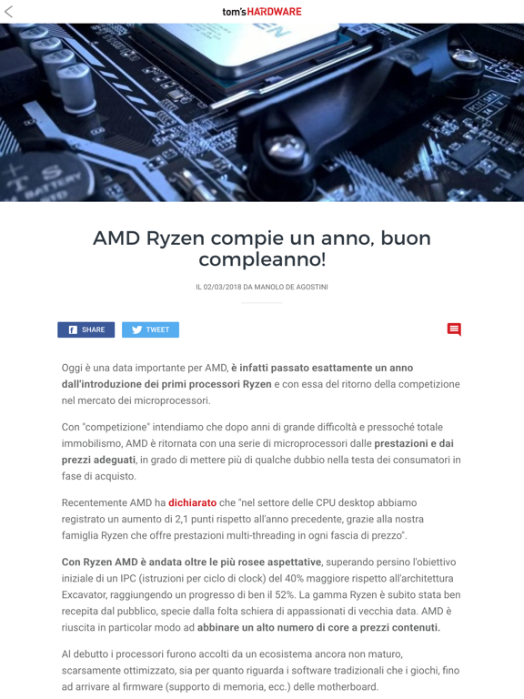 Screenshot #5 pour Tom's Hardware Italia