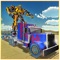 Time to enjoy the best Futuristic robot transport truck game