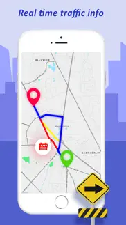 gps navigation & live traffic iphone screenshot 2