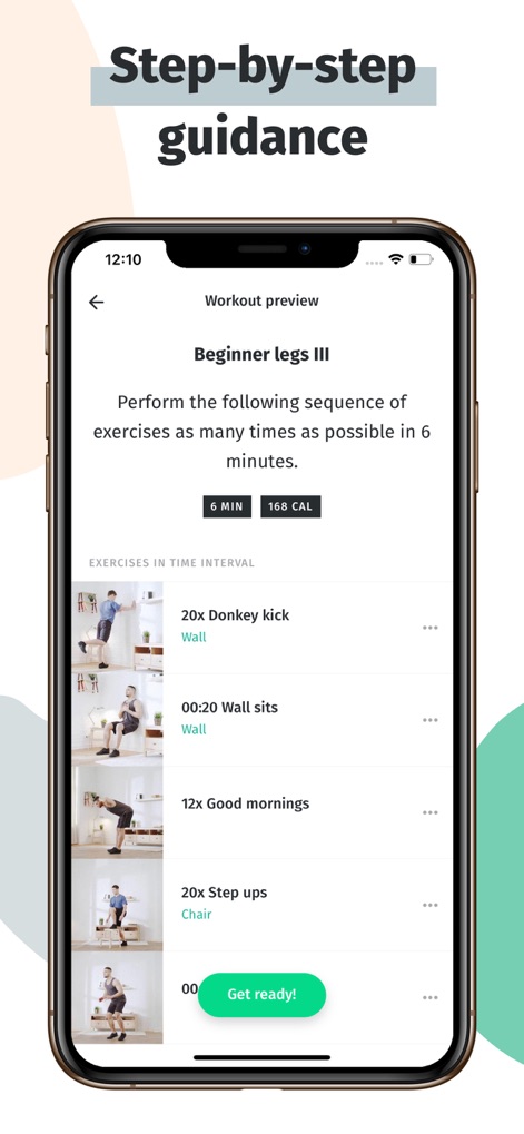 8fit Workouts & Meal Planner - Guided Exercise Execution