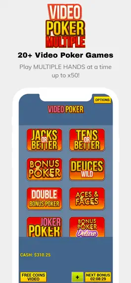 Game screenshot Video Poker Multiple Hands hack