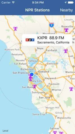 Game screenshot NPR Station Locator apk