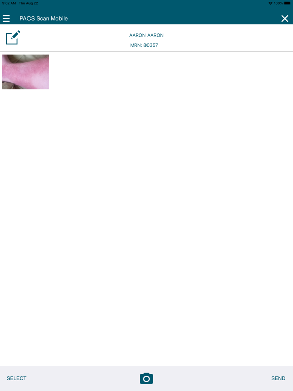 PACS Scan Mobile iPad screenshot 6 - Medical app