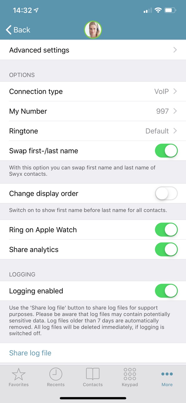 iPhone screenshot