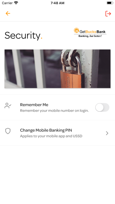 GetBucks Mobile Banking Screenshot